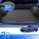 Cartist Cargo Mat Compatible with Kia K4 2025 2026 Accessories Trunk Mat TPE All Weather Anti-Slip Odorless Cargo Liner for K4 Accessories