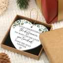 Going Away for Coworkers Christmas Ornament with Gift Box - Enjoy The Next Chapter New Job Retirement Farewell Gifts for Women Friends Teacher Nurse Sister - Heart Hanging Plaque (12)