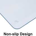 Tempered Glass Cutting Board for Kitchen Counter, Glass Cutting Board with Non-Slip Rubber Feet, Dishwasher Safe, Easy to Clean, Scratch, Heat & Shatter Resistant (16"x12", Blue)