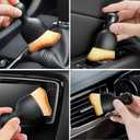Soft Microfiber Car Detailing Brushes 4 Pack - Scratch-Free Interior & Exterior Cleaning Kit for Leather Seats, Dashboard Dusting, Air Vents, Trim | Car Detailing Tools for Cars, Trucks, SUVs