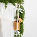 2 x HUIHUANG White Velvet Ribbon 3/8 inch x 25 Yards Single Face Velvet Ribbon for Gift Wrapping, Christmas Tree Ornaments, Wreath Decor, Invitations, Hair Bows, Flower Bouquet, Home Decor