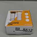 Salt and Pepper Shakers set with Adjustable Pour Holes - Elegant Stainless Steel Spice Dispenser - Perfect for Himalayan, Table Salt, White and Black Pepper (Salt & Pepper Shakers Set + Bamboo Stand)