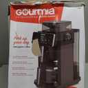 Gourmia 10-Cup Grind & Brew Coffee Maker  Built-in Adjustable Grinder, Programmable Digital Timer, 3 Brew Strengths, 4-Hour Keep-Warm, Auto Shut-Off, Pause & Serve, Glass Carafe, Stainless Steel