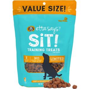 etta says! Training Treats - All Natural Peanut Butter Soft Treats for Dogs - Made in The USA (16 Oz Pack of 1), BBD 05/2026