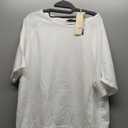 Dokotoo Oversized T Shirts for Women Crewneck Short Sleeve Casual Summer Tops Lightweight Loose High Low Blouse Large