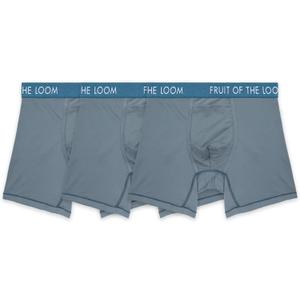Fruit of the Loom Men's Getaway Boxer Briefs, Lightweight Breathable Fabric, Quick Dry & Odor Control (XL)