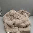 Ultra Soft Cozy Faux Fur Throw Blanket, Fuzzy Plush Thick Bubble Blanket, Oversize Luxury Fluffy Blanket for Couch, Sofa, Bedroom, and Living Room, 50x60 Inches, Light Brown