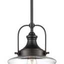 Industrial Pendant Light Fixtures Black Schoolhouse Hanging Light for Kitchen Island