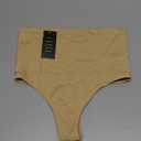 Werena Tummy Control Thong Shapewear for Women High Waist Shaping Underwear Seamless Body Shaper Panties Girdle (Large)