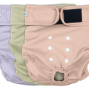 Grecle Washable Female Dog Diapers - Premium Reusable Diapers for Doggie in Heat - Highly Absorbent Dog Diapers Female for Pet Incontinence with Adjustable Snaps XL