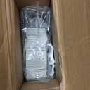 SEEYE 2 Inch Faux Wood Blinds for Indoor Windows with Crown Valance, Cordless Room Darkening Window Blind, 22" W x 60" H, Horizontal Wooden Shades for Bedroom, Kitchen, Office, Doors, White