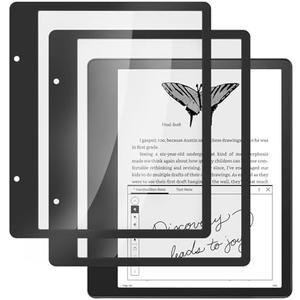 CoBak Paper Feel Writing Screen Protector for 10.2" Tablet Kindle Scribe, Boox Note Air, TouchPad D10 - HD High Clarity 9H Tempered Glass - 2 Pack