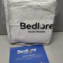 BEDLORE Waterproof Mattress Protector, Queen Size Noiseless Mattress Pad with Deep Pocket 6"-18" Depth, Soft Breathable Bed Mattress Cover Washable for Home, Bedroom, Hotel (White)