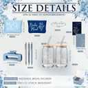 80 Pcs Bridesmaid Proposal Gift Set Maid of Honor Gift from Bride, Blue