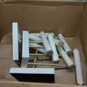 3 Tier Bracelet Holder Display - Detachable T Bar Beige Velvet Bracelet Holder, Jewelry Holder Organizer for Bracelet, Necklace, Watches, Rings