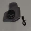 Cordless Ankle Heating Pad Foot Massager, Ankle Massager for Pain Relief, Heated Ankle Wrap Heating Foot Massage with 5 Heating and 3 Vibration Modes (Grey)