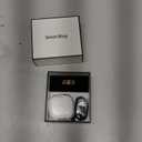 Mirlray Smart Ring for Women & Men, Smart Ring Health Tracker, Blood Oxygen & Heart Rate Monitor, Long Lasting Battery Sleep Ring, Waterproof Fitness Ring (Gold, 11)