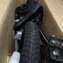 JMMD 6 in 1 Toddler Bike with Push Handle for Kids 18-60 Months, 12" Foldable Balance Bike with Training Wheels, Pedals, Brakes, Kickstand, Push Tricycle Toddler Gift & Toys for Boy & Girl (Large, Black)