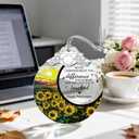 Retirement Gifts - Retirement Gift for Women, Men - Retired Ornament - Retired Gifts for Coworker, Boss, Employee, Teacher, Nurse, Friends, Women, Men - Stained Glass Christmas Ornament - Design E