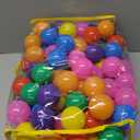 Hovenlay Ball Pit Balls Phthalate Free BPA Free Crush Proof Plastic - 7 Bright Colors in Reusable Play Toys for Kids with Storage Bag