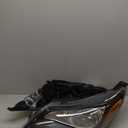 Headlights Assembly for 2012 2013 2014 Ford Focus Halogen Head light Headlamp, Bulb Include, Black Housing Amber Corner