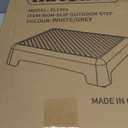 HBTower Step Stool, Mobility Step Stool for Adults & Seniors, Non-Slip Step Platform Indoor and Outdoor, Portable Step Riser, Safety Step for Car, Bedside, Office, Shower, Stairs, White