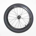 EIRONA 16" Kids Bicycle Rear/Front Wheel Replacement – Solid Rubber Tire with Inner Tube, Bike Wheel Assembly, Don't Fit with Huffy