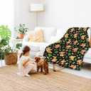 Monkey Blanket, Cute Monkey Gifts, Soft Flannel Animal Blankets, Cozy Lightweight for Bedroom Bed Sofa Decoration for Kids Women Men Room,40"x50"