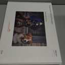 Glass Mouse Pad Micro Etched Surface and Whole Silicone Base,Improved Precision and Speed,Durable, Easy to Clean, Suitable for Gaming and Office Use (Keep Watch-16 * 12'')