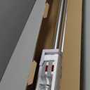 1 Inch Curtain Rods 72 to 144 Inches (6 to 12 ft) Telescoping Single Drapery Rod, USFOOK Heavy Duty Curtain Rods for Windows with Silver Decorative Translucent Finials