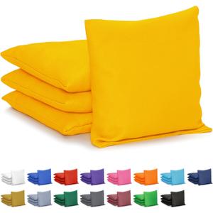 GoSports Classic Cornhole Bean Bags Set of 4-16 Colors Regulation All Weather, Mix and Match