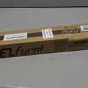 Tension Curtain Rod by EZFurni, 42-123 Inches, Heavy Duty Tension Rods for Windows, Adjustable Spring Loaded Curtain Rods No Drilling, Renter Friendly, Hold Up Blackout Curtains and Non Slip, Black