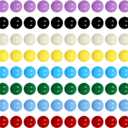 Game Replacement Balls, 80 Pieces Acrylic Colored Balls for Games-Board Games,Chinese Checkers Marbles,Aggravation Game,Marble Run Toy-14mm/8 Colors