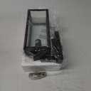 Globe Electric Vintage 1-Light Matte Black Hurley Wall Sconce