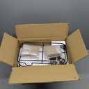 2 Pack 1 Gallon Glass Drink Dispenser - Drink Dispenser with Stand, Juice Dispenser, Drink Dispensers for Parties, Glass Water Dispenser with Stainless Steel Spigot, Lemonade Dispenser