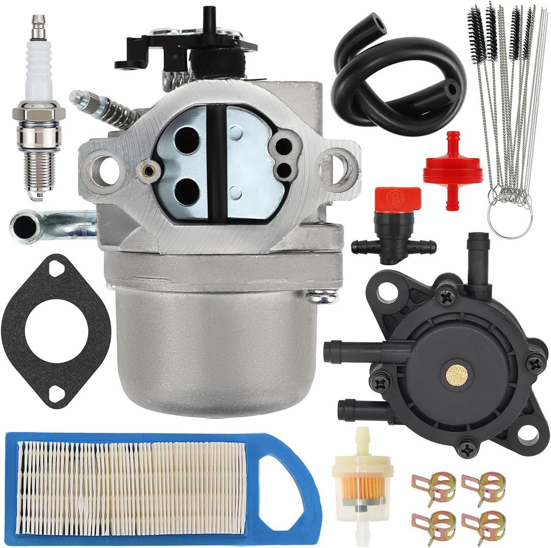 590399 796077 Carburetor Compatible with Briggs & Stratton 21A807 21A877 21A902 21A907 21A977 Series Engines Carb with Fuel Line Mounting Gasket Kit