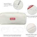 3 x Pencil Case Large Capacity pencil pouch cute pencil case stationery supplies pencil bags School Supplies for Student Teen Girs Boys (white)