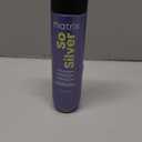 Matrix So Silver Purple Shampoo - Neutralizes Yellow Tones, Color Depositing, Brightening & Toning, For Color Treated, Blonde, Grey, White and Platinum Hair, Vegan (10.1 Fl Oz (Pack of 1))