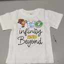 KEKEMI 2T Birthday Boy Shirt 2T Boys Cartoon Graphic Birthday T-Shirt Two Years Old Boy Short Sleeve Tees Bday Party Clothes (White, S/90)