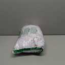 Cocktail Table Covers - 2 Pack 32"x 43" White Cocktail Table Tablecloth with Natural Wavy Round Skirt for Bar Wedding Party Banquet