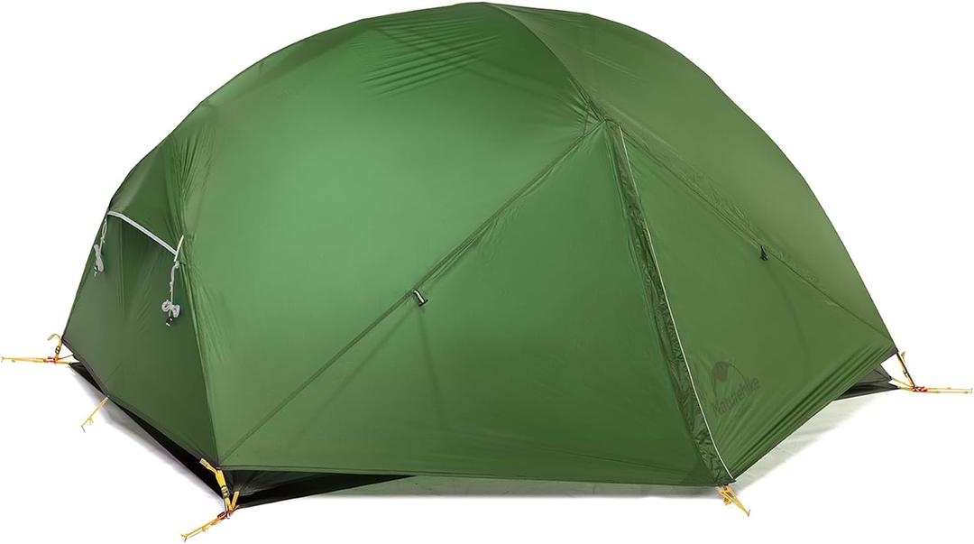Naturehike Mongar Backpacking Tent, 3 Season Ultralight Lightweight Double Layer Free Standing Tents for Camping Hiking Cycling, 2 Person