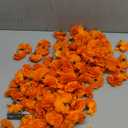 Marigold Flowers Artificial - 120 Premium Silk Flower Heads with 30 Stems for Diwali Decor, Day of The Dead Altar, Handmade Garland Making (2" Blooms, Reusable) (Orange 120)