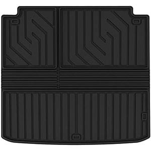 Powerty Trunk Mat for 2020-2023 2024 2025 2026 Toyota Highlander Accessories Cargo Mats Backrest Mat TPE All Weather Cargo Liner Heavy-Duty Trunk Liners(Fits 5-Seats and 7-Seats Models) : Automotive