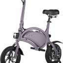 Jetson Bolt Folding Electric Ride-On Bike, Easy-Folding, Built-in Carrying Handle, Twist Throttle, Up to 15.5 MPH, Ages 13+