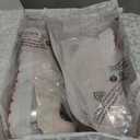 DKNY Womens Zanira Lace Up Sneaker with Chunky Platform (8, Soft White/Light Pink)