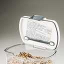 ProKeeper 2.5-Quart Grain Storage Container with Hinged Lid, Clear BPA-Free, Airtight Seal, 5.5 x 7.65 x 7.25", 1 Piece
