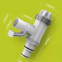 SUMMERBUDDY Pool Hose Adapter for Above Ground Swimming Pool, Pool Replacement Parts with Plunger Valve and Pool Pipe Holder Compatible with Intex/Bestway/Stock Tank Pool, Pool Pump Parts