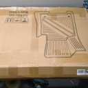 for 2021-2024 Chevy Tahoe/GMC Yukon(Not XL) 7 Seat Floor Mats 3 Rows & Trunk Cargo Liner & Backrest Mat TPE All Weather Accessories (for 2021-2024 Chevy Tahoe/GMC Yukon (Not XL)