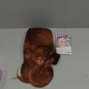 Linfairy Long Wavy Auburn Copper Wig Big Bouffant Beehive Wigs for Women fits 50s 80s Costume (Auburn Copper)