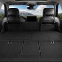 Foldable Car Back Seat Extender for Sleeping, Rear Seat Mattress Extension Plate, Portable Car Bed Platform for Camping & Road Trips, Expands Trunk Space, Fits Most Cars & SUVs